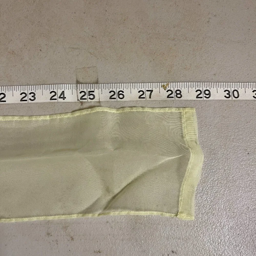 Vintage Apron-Yellow Sheer Lace 50's